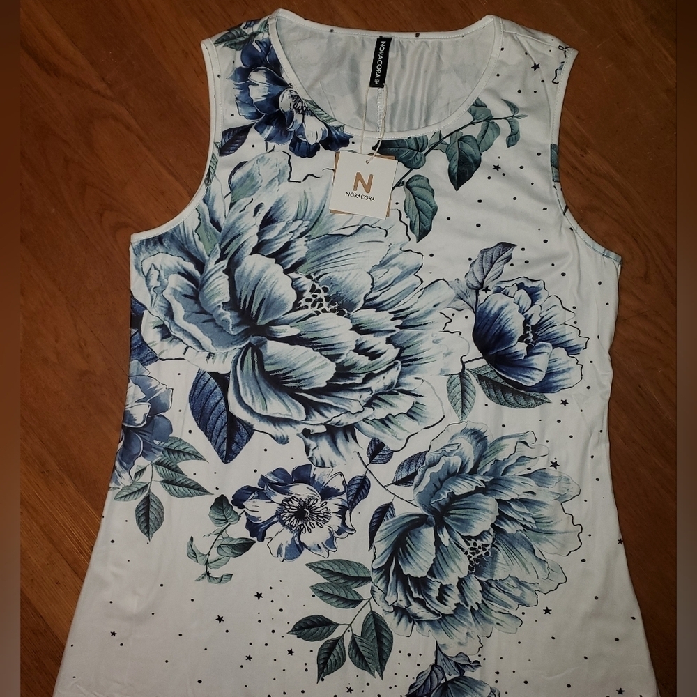 Noracora Jersey Flower Print Dress  👗